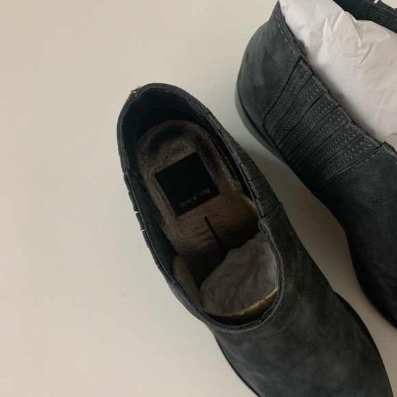 Dolce Vita Towne Ankle Boot Gray Leather - Picture 7 of 8